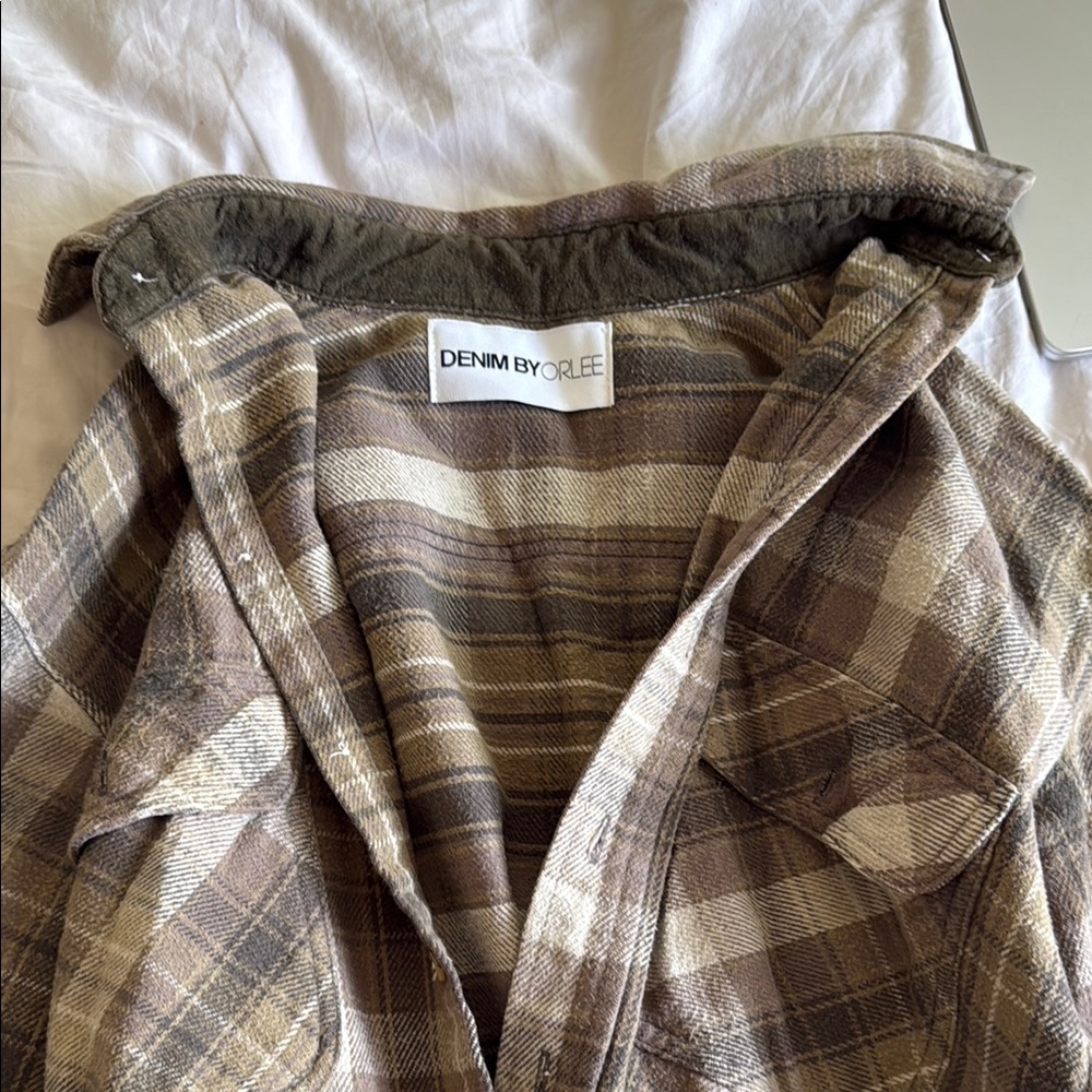 Thrifted flannel, by Denim By Orlee